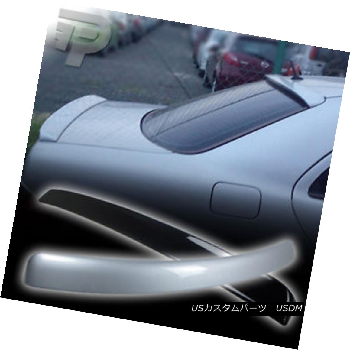 エアロパーツ PAINTED Mercedes BENZ W210 L TYPE WING ROOF &amp; D TYPE TRUNK BOOT SPOILER 95-01 ▼ ペイントされたメルセデスベンツW210 Lタイプウイングルーフ＆ Dタイプトランク・ブーツ・スポイラー95-01？