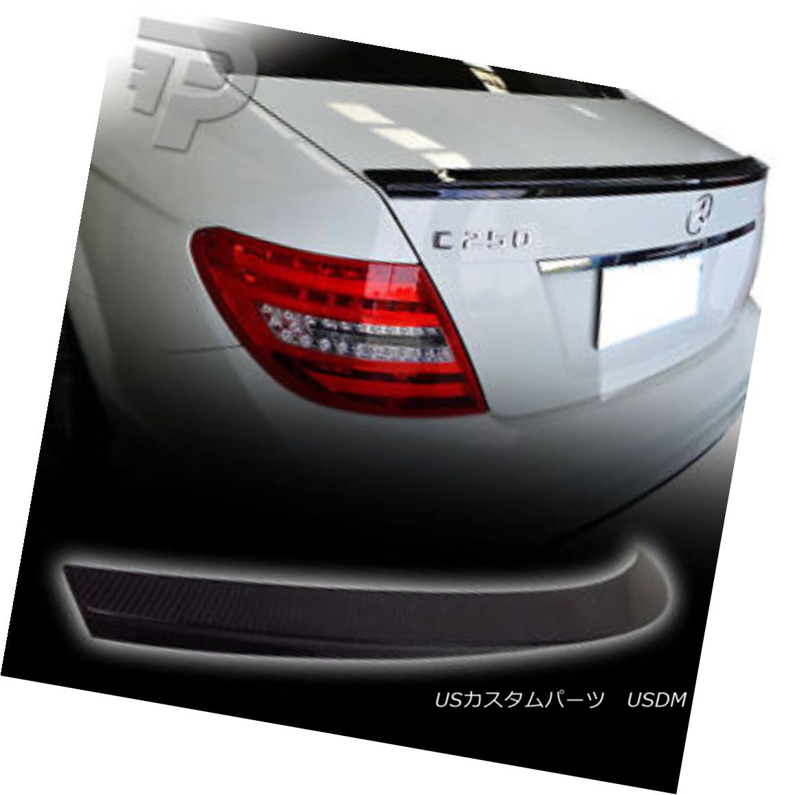 エアロパーツ CARBON FIBER Mercedes BENZ W204 D TYPE BOOT SPOILER TRUNK C300 C63 C200 ▼ カーボンファイバーメルセデスベンツW204 DタイプブーツスポイラートランクC300 C63 C200？