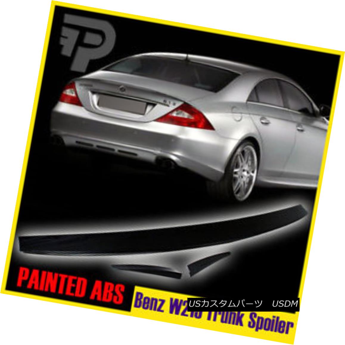 エアロパーツ Painted 2004-2010 Mercedes Benz CLS-Class W219 Sedan B Look Rear Trunk Spoiler ペイントされた2004?2010年メルセデスベンツCLSクラスW219セダンBルックトランク・スポイラー