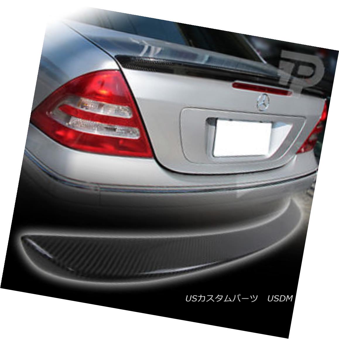 エアロパーツ CARBON FIBER Mercedes BENZ C-Class W203 Saloon A-Look Boot Trunk Spoiler 01-07 CARBON FIBERメルセデスベンツCクラスW203サルーンAルックブーツトランクスポイラー01-07