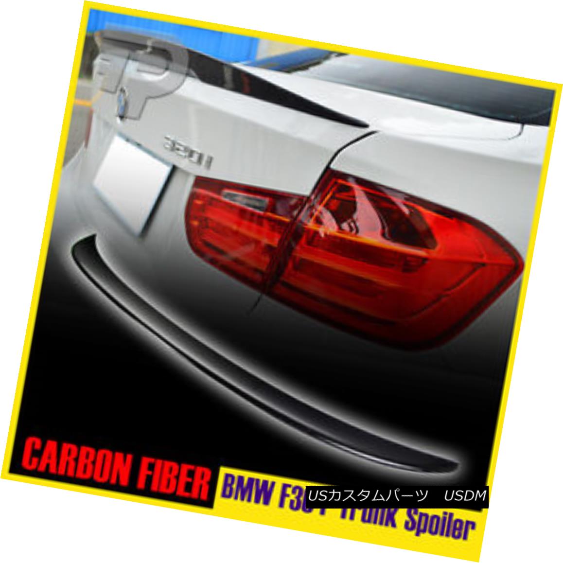 ѡ Carbon Fiber BMW 3-Series F30 12-16 HIGH KICK Performance Boot Trunk Spoiler úBMW 3꡼F30 12-16 HIGH KICKѥեޥ󥹥֡ĥȥ󥯡ݥ顼