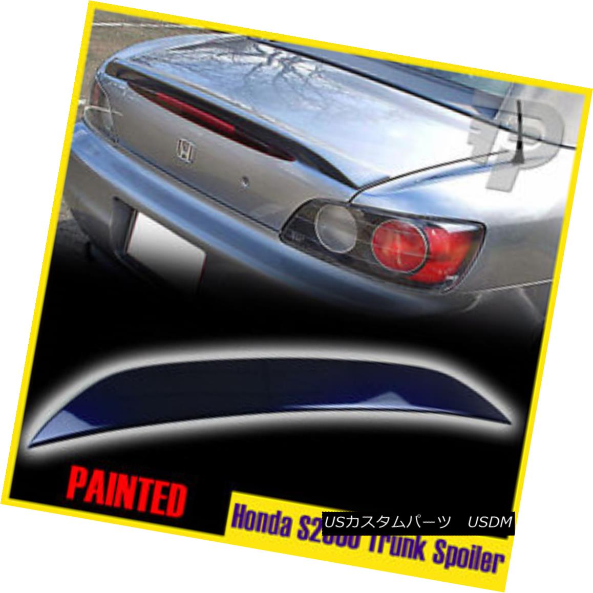 エアロパーツ For Honda Cabrolet 2DR S2000 Boot Spoiler OE-Type Paint #B523P Navy Blue 2000 up Honda Cabriolet用2DR S2000ブーツ・スポイラーOEタイプ・ペイント＃B523P Navy Blue 2000 up