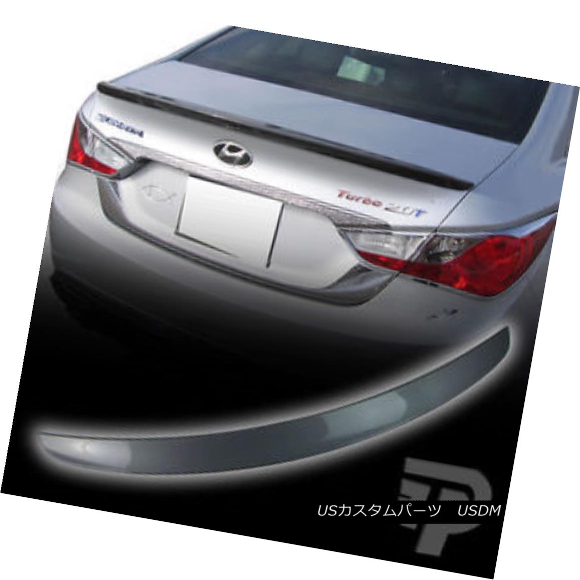 エアロパーツ PAINTED FOR Hyundai YF SONATA REAR WING BOOT TRUNK SPOILER 11 NEW ▼ 現代YFソナタリアウイングブーツトゥーンスポイラー11のための塗装New？