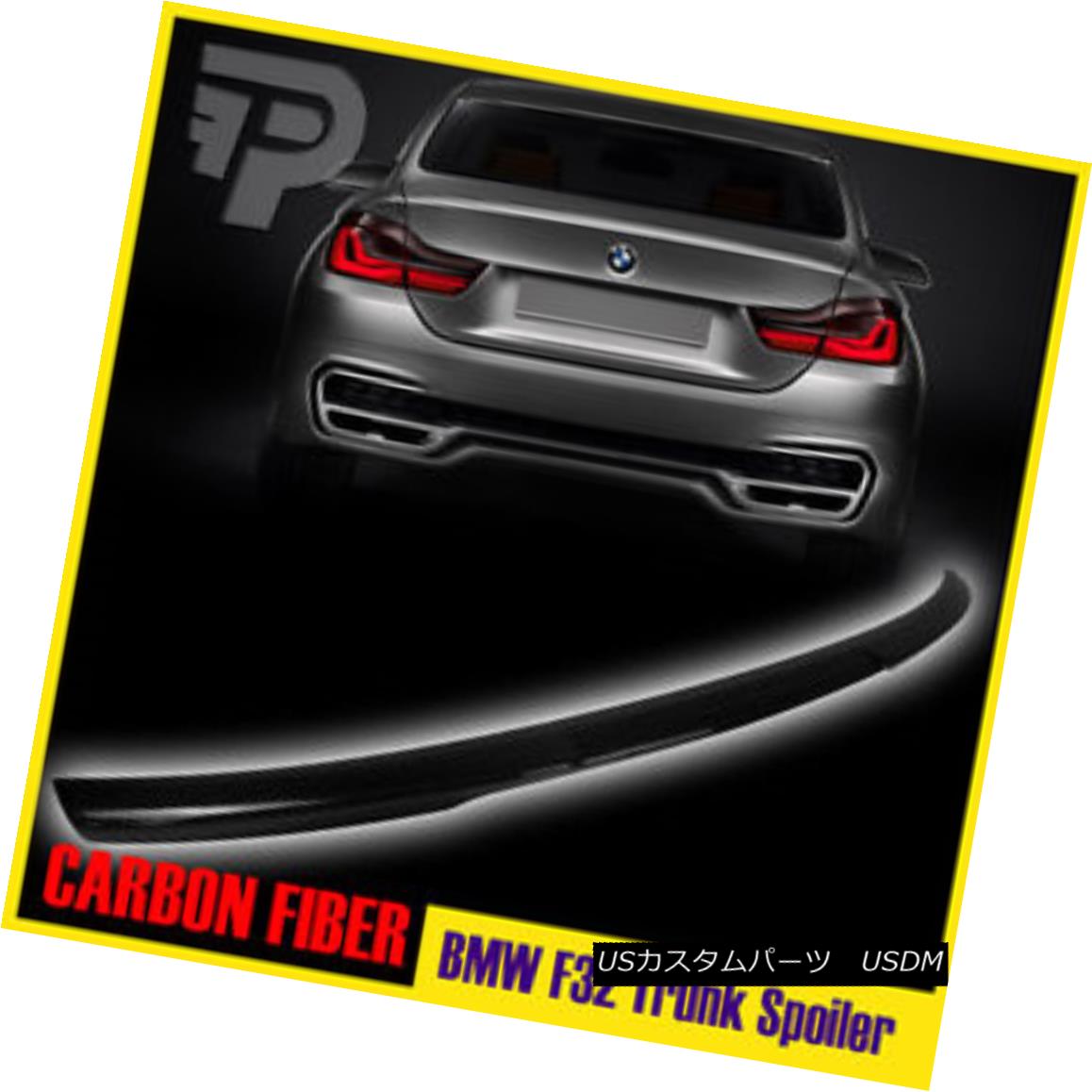 エアロパーツ Carbon Fiber BMW 4-Ser F32 Coupe M4 Style Trunk Spoiler ABS 2016 428i 420i カーボンファイバーBMW 4-Ser F32クーペM4スタイルトランクスポイラーABS 2016 428i 420i