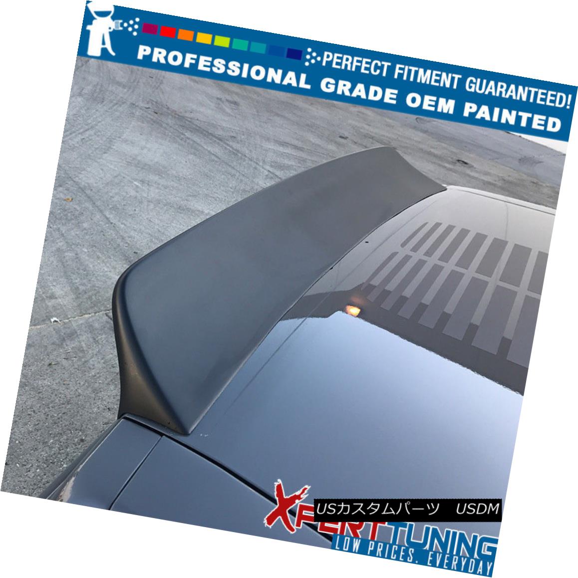 エアロパーツ Fits 15-18 Dodge Challenger Ikon SXT Duckbill Trunk Spoiler - OEM Painted Color フィット15-18ドッジチャレンジャーIkon SXTダックビルトランクスポイラー - OEM塗装カラー