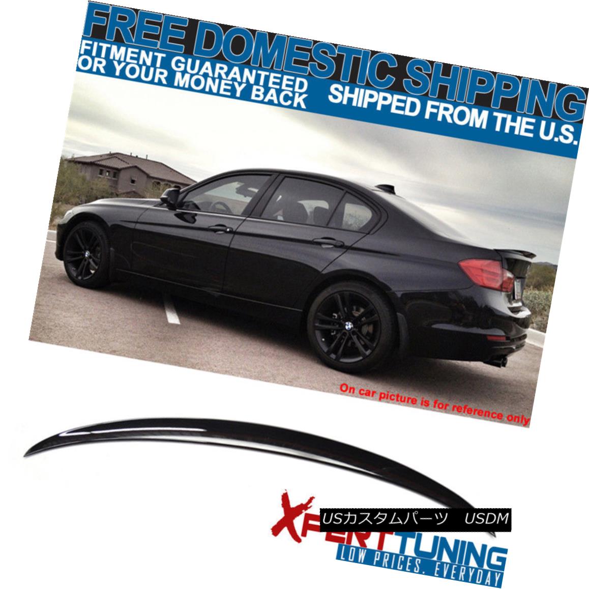 Fit For 12-18 BMW 3-Series F30 4Dr P #475 Painted Trunk Spoiler