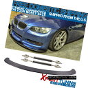 エアロパーツ 06-13 E90 E92 3 Series M3 Front Bumper Lip Carbon Fiber & Splitter Rod Support 06-13 E90 E92 3シリーズM3フロントバンパーリップカーボンファイバー& スプリッタロッドのサポート(2)