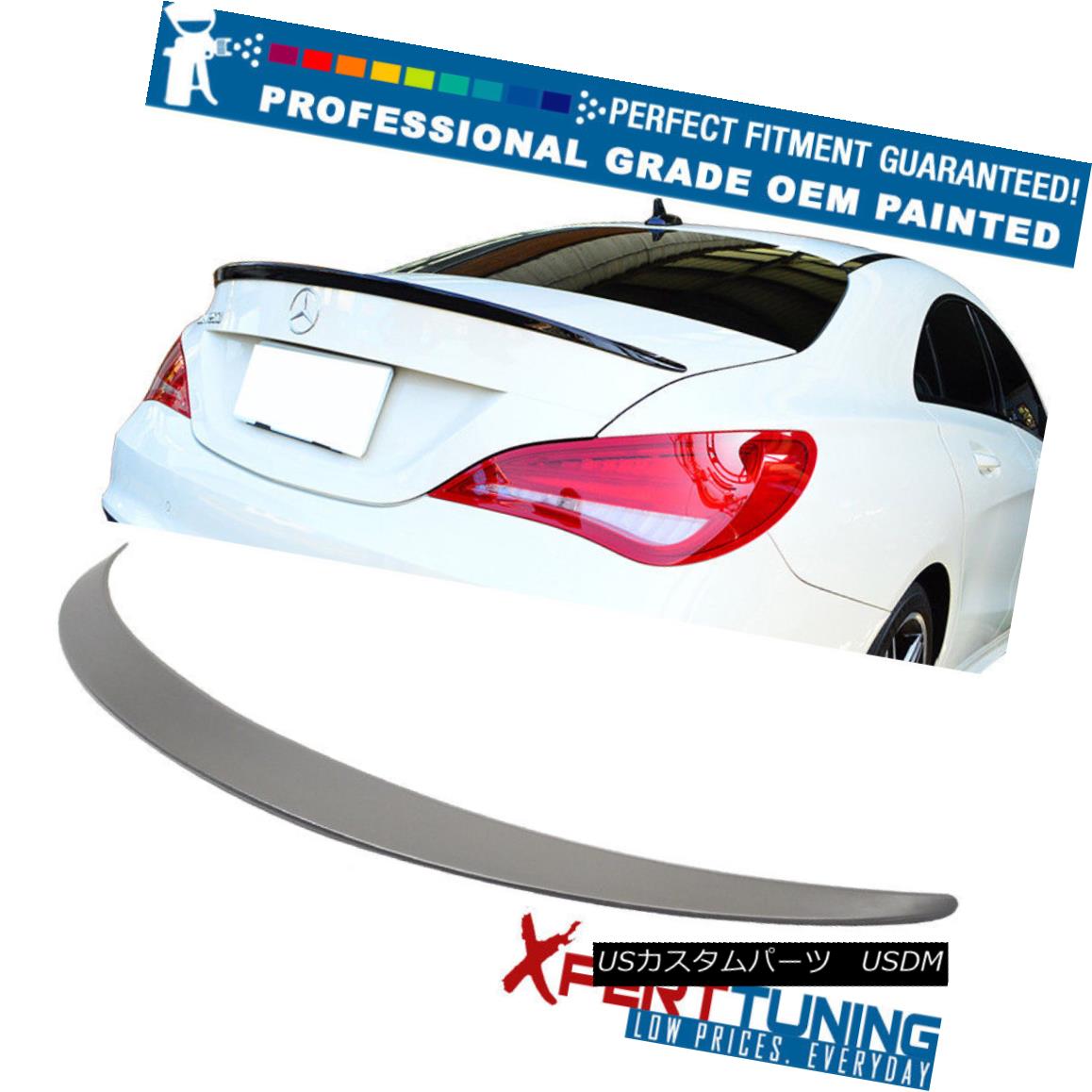 エアロパーツ 14-18 CLA-Class C117 W117 AMG Style Painted Trunk Spoiler - OEM Painted Color 14-18 CLAクラスC117 W117 AMGスタイル塗装トランク・スポイラー - OEM塗装カラー