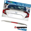 エアロパーツ 16-18 Civic Sedan FC1 2 Tone JDM RS SI Style Trunk Spoiler - OEM Painted Color 16-18シビックセダンFC1 2トーンJDM RS SIスタイルトランクスポイラー - OEM塗装カラー