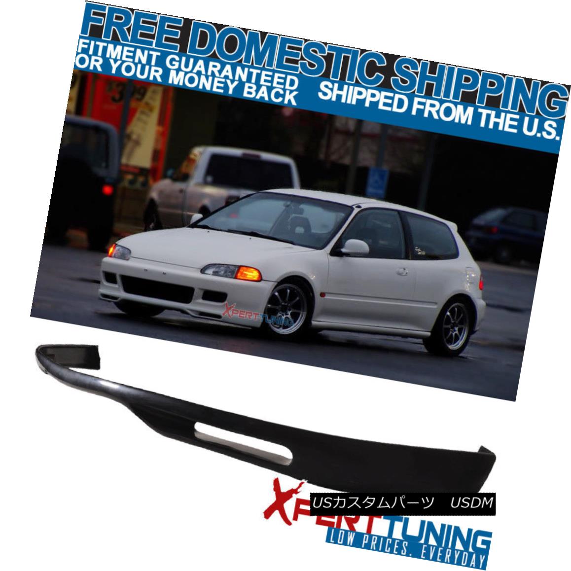 Yellow Fog Lights Fits Acura RSX Front Bumper Lip Poly-Urethane PU Material