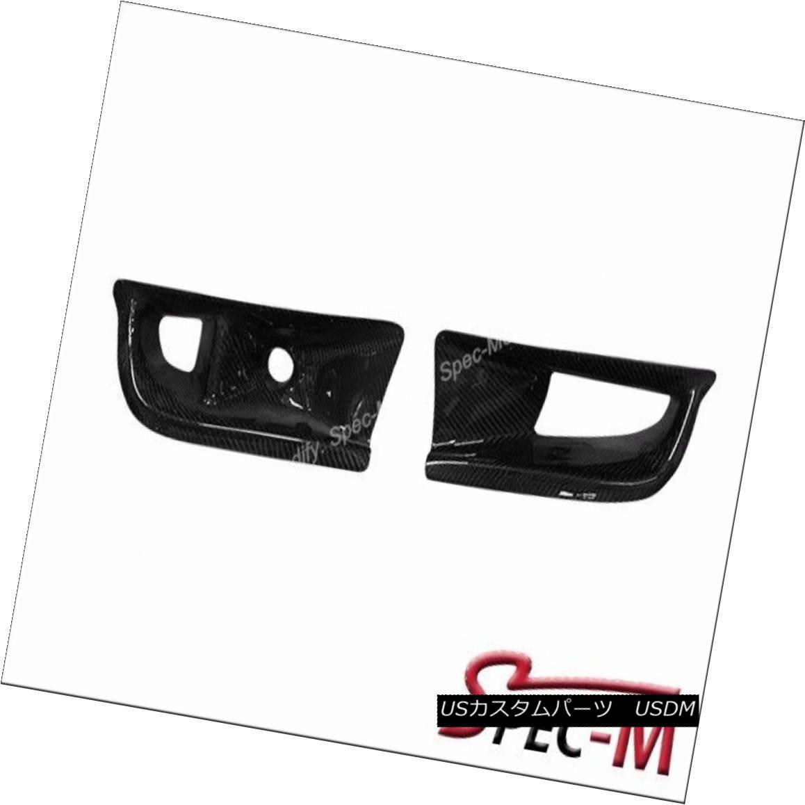 エアロパーツ FRONT BUMPER CARBON FIBER DUAL AIR DUCTS for MITSUBISHI LANCER EVOLUTION EVO 9 三菱ランサーエボリューションEVO 9のフロントバンパーカーボンファイバーデュアルエアーダクト