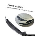 エアロパーツ New Carbon Fiber Front Bumper Lip Fit For Maserati Ghibli 4-Door 2014-2017 マセラッティジブリ4ドア2014-2017用新カーボンファイバーフロントバンパーリップフィット(2)
