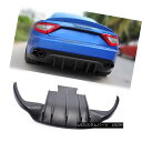 エアロパーツ Black Car Rear Bumper Diffuser Spoiler Lips Fit for Maserati Gran Turismo 08-13 マセラティGranturismoのためにフィットするブラック車のリアバンパーディフューザースポイラーのリップス