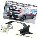 エアロパーツ Type-R Style Rear Trunk Spoiler Wing (ABS) Fits 17-18 Civic 5dr Hatchback タイプ-Rスタイルのリアトランク スポイラー ウィング（ABS）が17-18シビック5drハッチバックにフィット