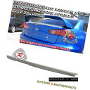 エアロパーツ MR-Style Rear Trunk Lip Spoiler Wing (ABS) Fits 08-16 Mitsubishi Lancer E...