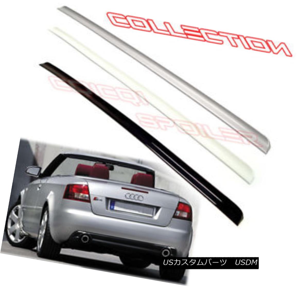 エアロパーツ Painted Trunk Lip Spoiler For Audi 02~06 A4 S4 B6 cabriolet 2-Door All Color ◎ Audi用塗装トランクリップスポイラー02?06 A4 S4 B6 cabriolet 2-Door All Color？