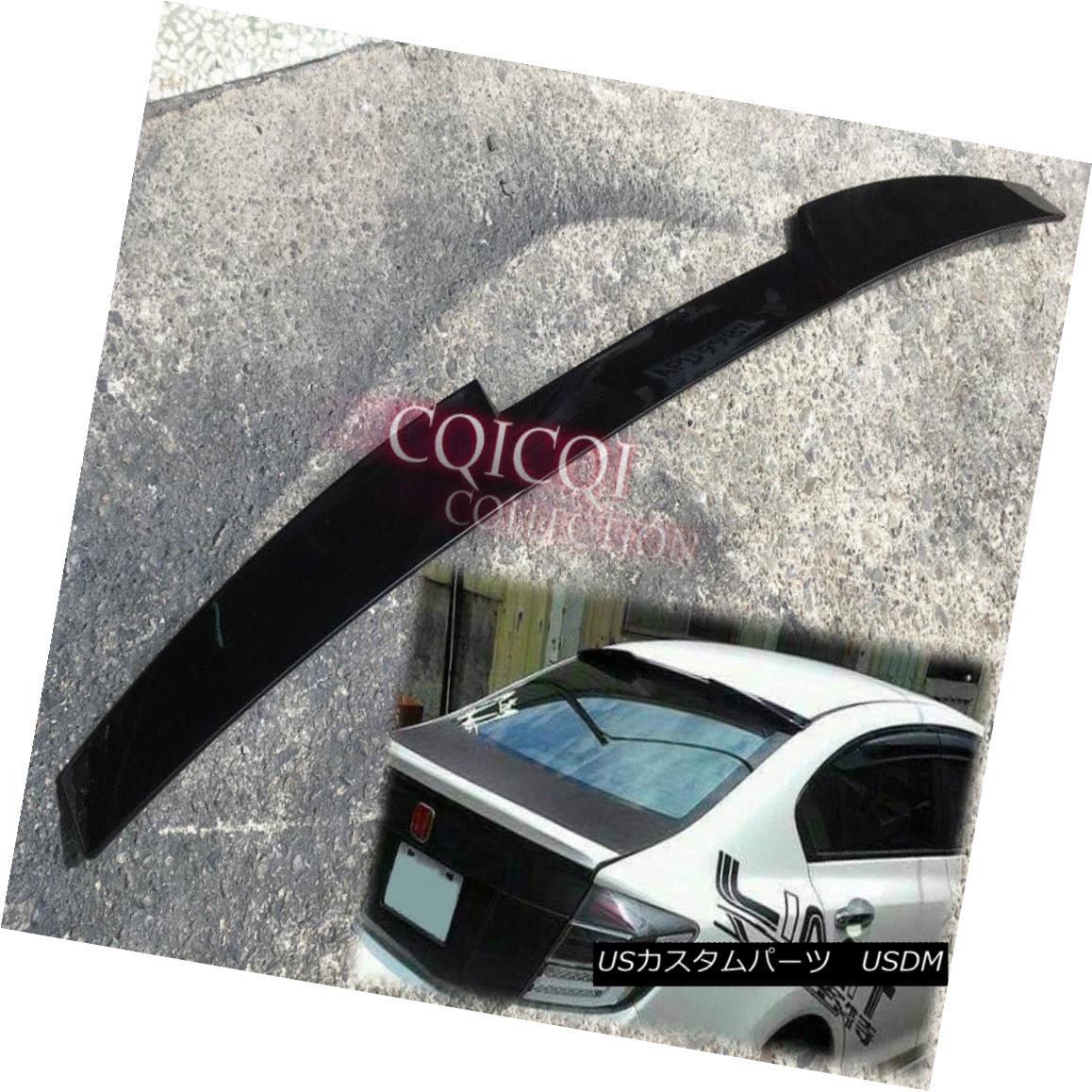 ѡ Unpainted Honda 2012~2016 Civic Sedan 9th generation 4D roof spoiler ABS  ̤ۥ2012?2016ӥå94D롼եݥ顼ABS