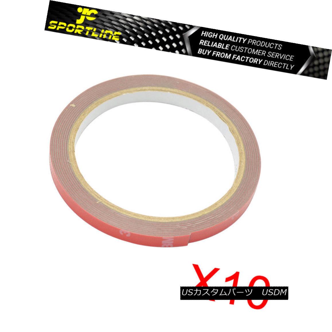 エアロパーツ 3M Double Sided Tape Strong Stickiness ACRYLIC FOAM For Car Auto Truck x10 Roll 3M両面テープ強粘着性アクリルフォーム自動車用オートトラックx10ロール用