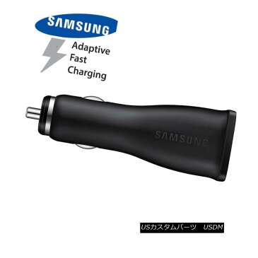 エアロパーツ Samsung Galaxy Note 4/5 S7/edge Adaptive fast Charging Rapid Car Charger Black Samsung Galaxy Note 4/5 S7 / edgeアダプティブ高速充電急速充電器黒