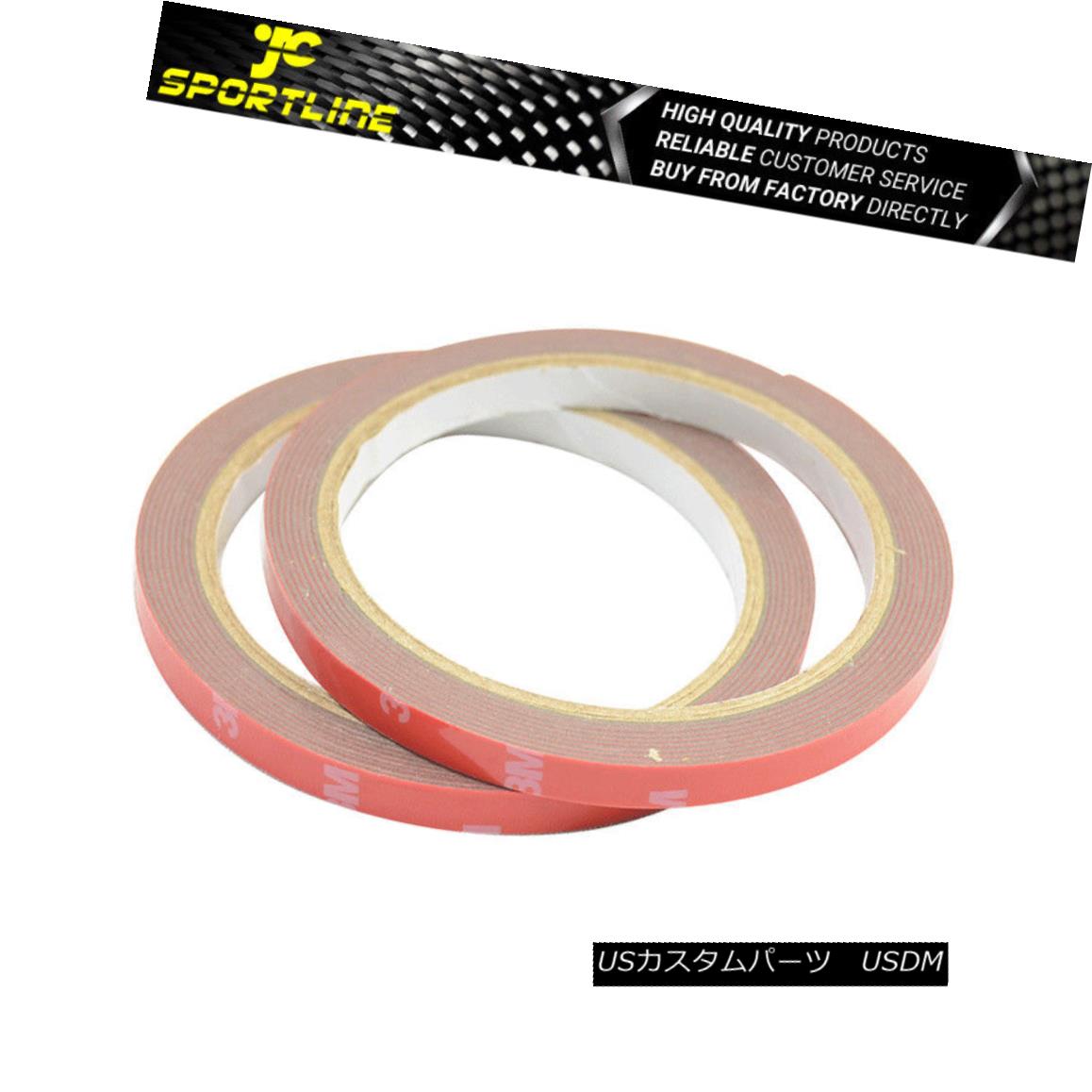 エアロパーツ 3M Double Sided Tape Strong Stickiness ACRYLIC FOAM For Car Auto Truck x2 Roll 3M両面テープ強粘着性アクリルフォーム自動車用オートトラックx2ロール用