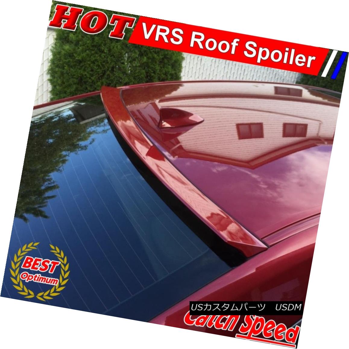 エアロパーツ Flat Black VRS Type Roof Spoiler Wing For Mitsubishi GALANT 2004 ~ 2008 US Sedan 三菱ギャランのフラットブラックVSタイプルーフスポイラーウイング2004?2008 USセダン