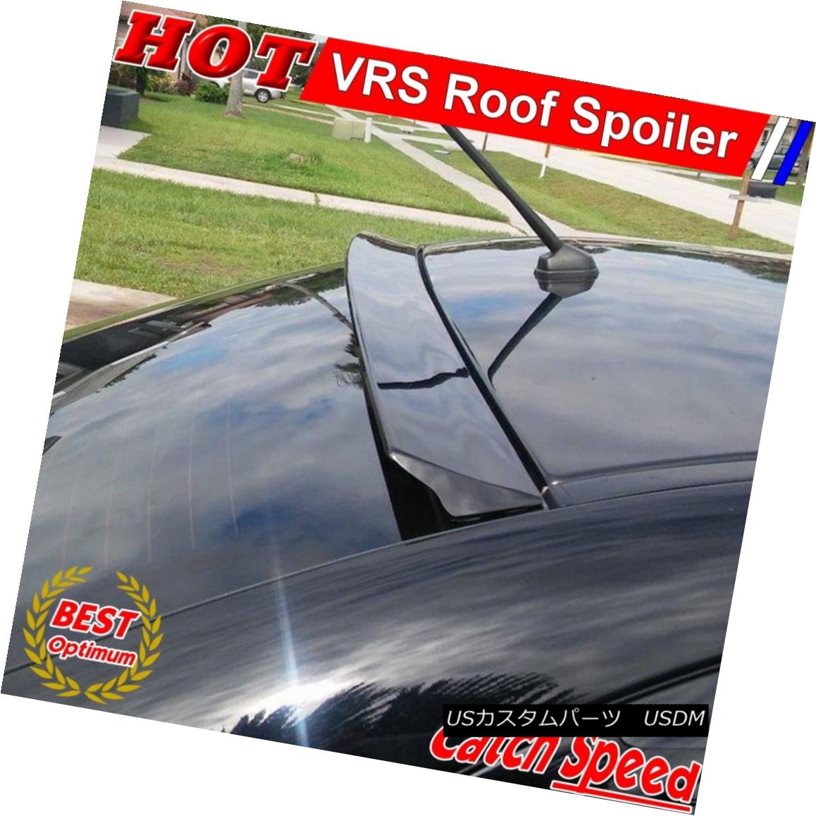 エアロパーツ Flat Black VRS Type Rear Roof Spoiler For Toyota Prius XW30 2010-2011 Sedan トヨタプリウスXW30 2010-2011セダン用フラットブラックVSタイプリアルーフスポイラー