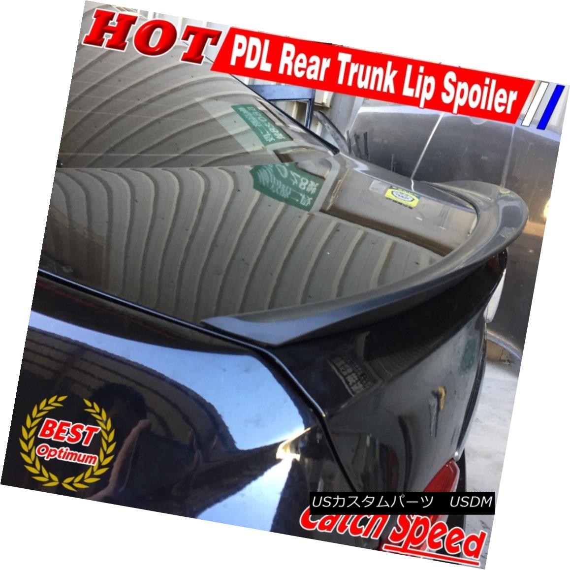 エアロパーツ Flat Black P Style Rear Trunk Spoiler Wing For 