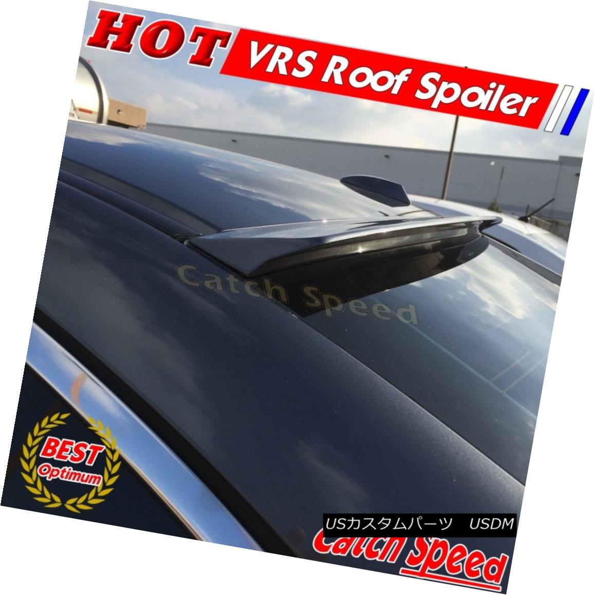エアロパーツ Flat Black VRS Type Rear Window Roof Spoiler Wing For Audi A6 C6 Sedan 2005~09 ? フラットブラックVSタイプリアウィンドウルーフスポイラーウイングAudi A6 C6セダン2005?09？