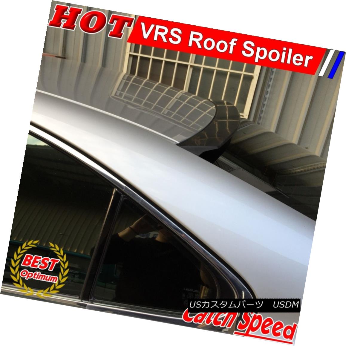 エアロパーツ Flat Black VRS Type Rear Roof Spoiler Wing For Toyota Allion 2001-2007 Sedan トヨタアリオン2001-2007セダン用フラットブラックVSタイプリアルーフスポイラーウイング