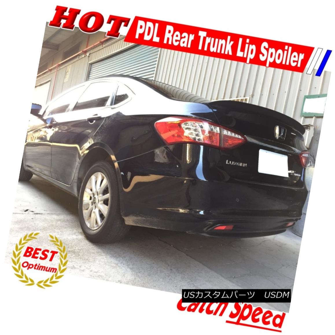 ѡ Flat Black P Style Trunk Lip Spoiler Wing For Audi A4 B9 2016 2...