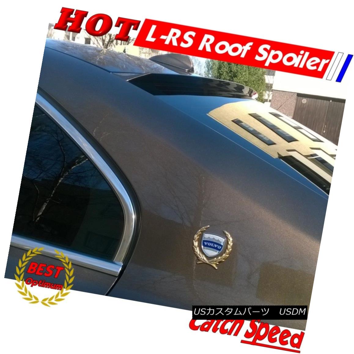 エアロパーツ Flat Black LRS Type Rear Roof Spoiler For Toyota Belta Yaris Sedan 2006-2010 ? Toyota Belta Yaris Sedan 2006-2010のフラットブラックLRSタイプリアルーフスポイラー？