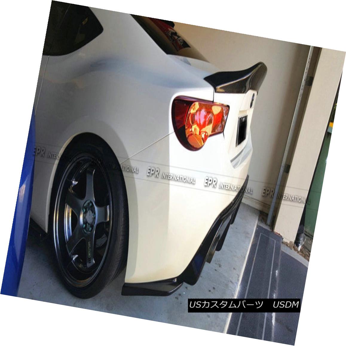 エアロパーツ Carbon Fiber Rear Duckbill Spoiler Wing For Toyota BRZ FT86 GT86 FRS LEG Style トヨタBRZ FT86 GT86用カーボンファイバーリアダックビルスポイラーウイングFRS LEGスタイル