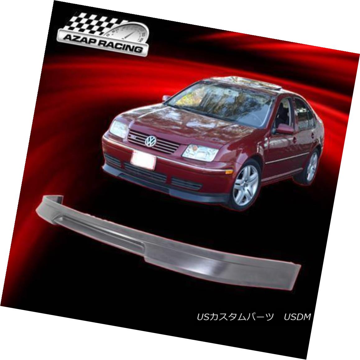 エアロパーツ 1999-2004 Type-B Poly Urethane Front Bumper Lip Fits Volkswagen VW Jetta 1999-2004タイプBポリウレタンフロントバンパーリップフィットフォルクスワーゲンVWジェッタ