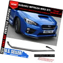 エアロパーツ For 15-18 Subaru WRX STI OE Style V Limited Front Bumper Lip - PP 15-18スバルWRX STI OEスタイルV限定フロントバンパーリップ用 - PP(2)