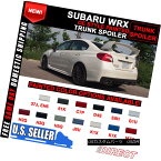 エアロパーツ For 15-18 Subaru WRX STI OE Painted Rear Trunk Spoiler All OEM Color ed 15-18スバルWRX STI OE塗装後部トランク・スポイラーすべてのOEMカラーed