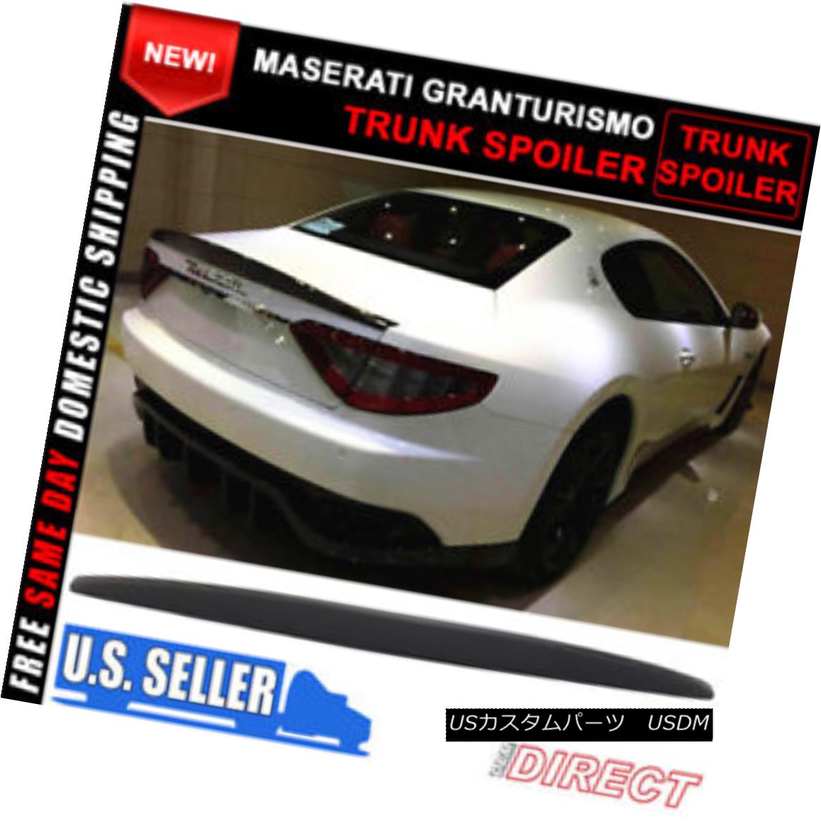 エアロパーツ 08-14 Maserati Gran Turismo MC GT S IKON Type Trunk Spoiler Unpainted - ABS 08-14 MaseratiグランツーリスモMC GT S IKONタイプトランク・スポイラー無塗装 - ABS