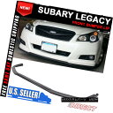 エアロパーツ Fit For 10-12 Legacy V Limited Style Front Bumper Lip Spoiler Poly-Urthane 10-12レガシーV限定スタイルフロントバンパーリップスポイラーポリウレタン