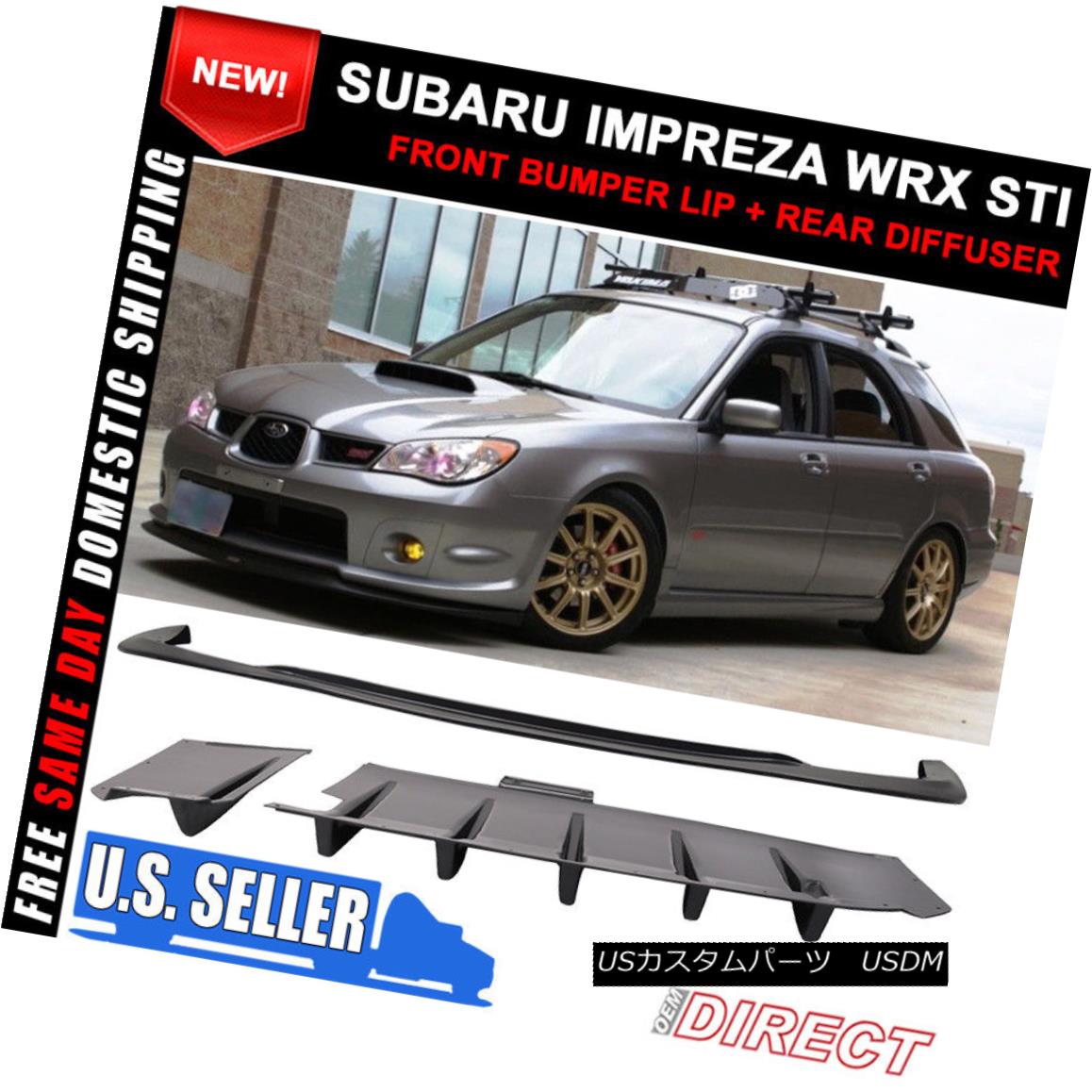 Fit エアロパーツ オンライン For Sti Style Impreza Wrx Bumper 06 07 Front Subaru Lip Rear Diffuser 2pc Fit For 06 07スバルインプレッサwrx Stiスタイルフロントバンパーリップ リアディフューザー2pc World倉庫 店 車用品 バイク用品 車用品 パーツ Fit エアロパーツ オンライン For Sti Style Impreza Wrx Bumper 06 07 Front Subaru Lip Rear Diffuser 2pc Fit For 06 07スバルインプレッサwrx Stiスタイルフロントバンパーリップ リアディフューザー2pc World倉庫 店 車用品 バイク用品 車用品 パーツ