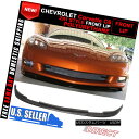 エアロパーツ For 06-13 Chevy Corvette C6 Base Front Bumper Lip Splitter Spoiler Kit PU 06-13シボレーコルベットC6ベースフロントフロントバンパーリップスプリッタースポイラーキットPU