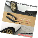 エアロパーツ Rear Bumper Aprons (ABS) Fits 15-18 Subaru WRX STi 4dr リアバンパーエプロン(ABS)15-...