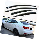 エアロパーツ FOR 2006-2013 LEXUS IS250 IS350 IS-F SLIM VIP STYLE CLIP ON SMOKED WINDOW VISOR 2006年 2013年LEXUS IS250 IS350 IS-FスモーキンVIPスタイルのクリームソーイングウインドウビジター