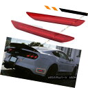 FOR 2015-2018 FORD MUSTANG REAR BUMPER SIDE MARKER REFLECTOR LED LAMPS LIGHT REDカテゴリエアロパーツ状態新品メーカーFord車種Mustang発送詳細送料一律 1000円（※北海道、沖縄、離島は省く）商品詳細輸入商品の為、英語表記となります。 Condition: New Placement on Vehicle: Front, Left, Right Mounting Hardware Included: Yes Fitment Type: Direct Replacement Brand: Unbranded Manufacturer Part Number: FR3Z 15A101, FR3Z 15A201 Lens Color: Red Other Part Number: Plug and Play Red Lens LED Strip Lights Pair Interchange Part Number: Replacement to FR3Z 15A101, FR3Z 15A201 Bulbs Included: Yes Surface Finish: Glossy Red Lens With Red Les※以下の注意事項をご理解頂いた上で、ご入札下さい※■海外輸入品の為、NC,NRでお願い致します。■フィッテングや車検対応の有無については、画像と説明文よりお客様の方にてご判断をお願いしております。■USのカスタムパーツは国内の純正パーツを取り外した後、接続コネクタが必ずしも一致するとは限らず、加工が必要な場合がございます。■商品説明文中に英語にて”保障”に関する記載があっても適応はされませんので、ご理解ください。■初期不良（到着より7日以内）のみ保証対象とします。ただし、取り付け後は、保証対象外とします。■海外倉庫から到着した製品を、再度国内で検品を行い、日本郵便または佐川急便にて発送となります。■お届けまでには、2〜3週間程頂いております。ただし、天候次第で多少遅れが発生する場合もあります。■商品落札後のお客様のご都合によるキャンセルはお断りしておりますが、商品落札金額の30％の手数料をいただいた場合のみお受けいたします。■他にもUSパーツを多数出品させて頂いておりますので、ご覧頂けたらと思います。■USパーツの輸入代行も行っておりますので、ショップに掲載されていない商品でもお探しする事が可能です!!お気軽にお問い合わせ下さい。&nbsp;