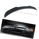 エアロパーツ For 2015-17 Ford Mustang H Style HighKick Matt Black ABS Rear Trunk Spoil...