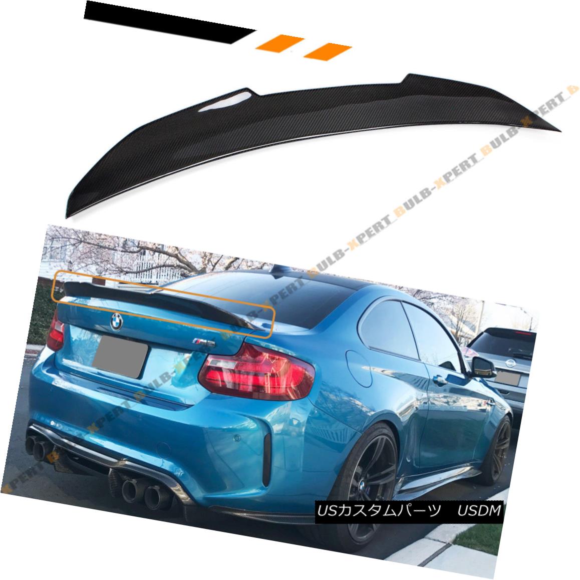 エアロパーツ FOR 2016-18 BMW F87 M2 Carbon Fiber PSM Style Duckbill Highkick Trunk Spoiler BMW F87 M2カーボンファイバーPSMスタイルダックビルハイキックトランク・スポイラー