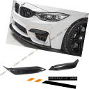 エアロパーツ FOR 15-18 BMW F80 M3 F82 F83 M4 CARBON FIBER FRONT BUMPER AIR VENT EYELID COVERS FOR 15-18 BMW F80 M3 F82 F83 M4カーボンファイバーフロントバンパーエアベントエアーカバー(2)