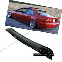 エアロパーツ FOR 1992-95 HONDA CIVIC 2DR COUPE BLK SMOKE REAR ROOF WINDOW VISOR WING S...