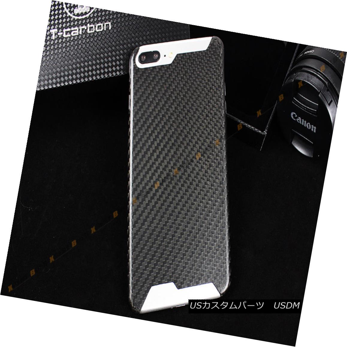 エアロパーツ 100% MATTE FLAT CARBON FIBER LUXURY CASE W/ GIFT BOX FOR APPLE iPHONE 7 PLUS 100％マットフラットカーボンファイバー贅沢なケースW /ギフトボックス（アップルアイフォン7プラス）