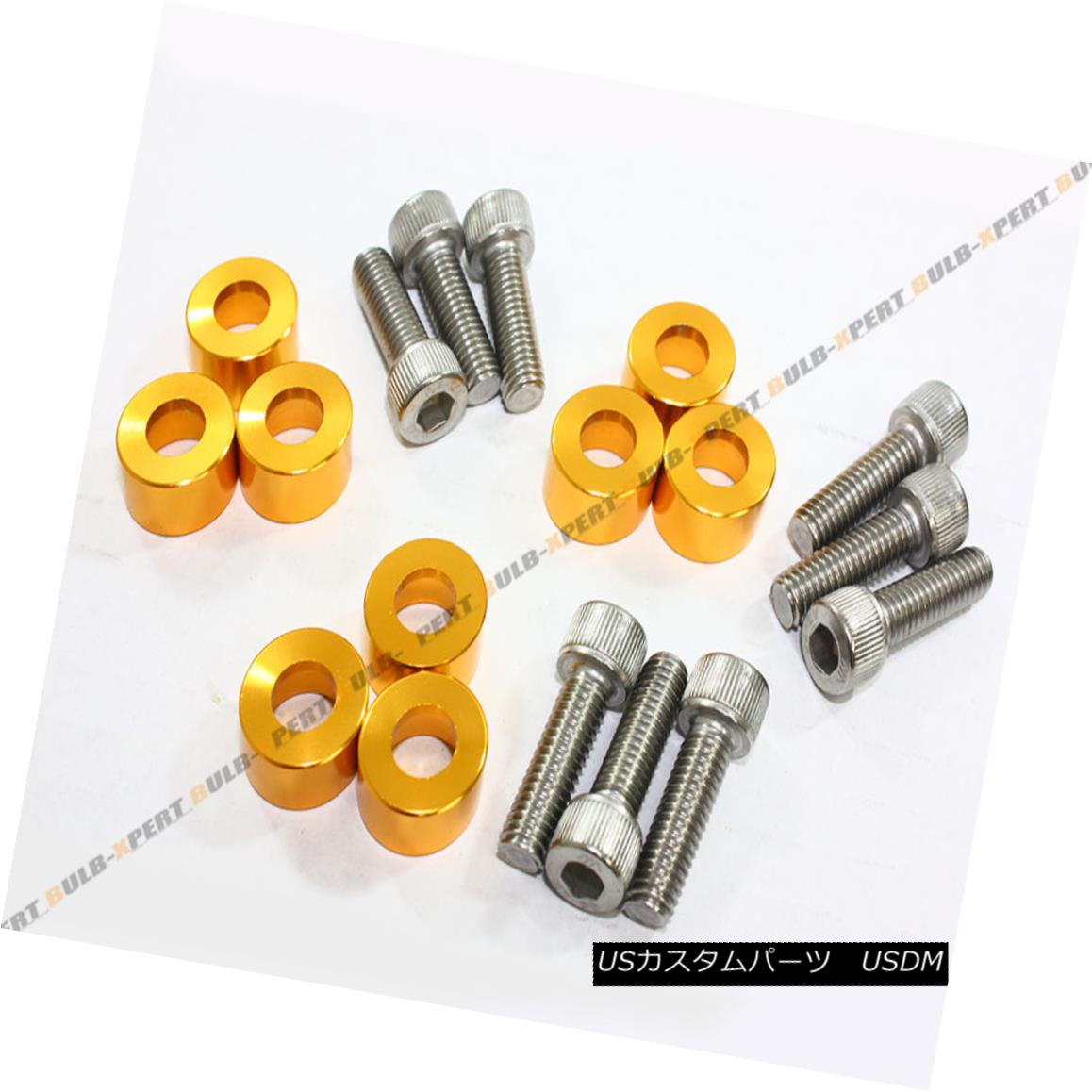 ѡ 9PC ANODIZED GOLD 8MM HEADER MANIFOLD JDM CUP WASHER BOLTS KIT FOR HONDA ACURA 9PC ANODIZED GOLD 8MMإåޥ˥ۡɥۥACURAJDMåץå㡼ܥȥå