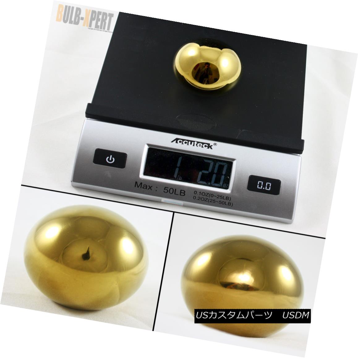 エアロパーツ FOR SUBARU IMPREZA WRX STI GB BRZ 18oz STEEL GOLD ROUND BALL WEIGHTED SHIFT KNOB スバルインプレッサWRX STI GB BRZ 18ozスティールゴールドラウンドボールウェイトシフトスイングノブ