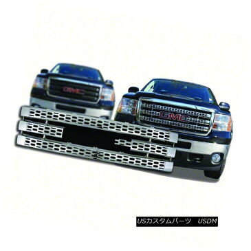 USグリル Fits 2011-14 GMC Sierra 2500/3500-Chrome Grille Overlay-IWCGI90 フィット2011年 - 14年GMC Sierra 2500/3500-Chro meグリルオーバーレイ-IWCGI9 0